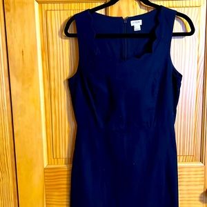 EUC J Crew Mercantile Navy Fitted Dress
